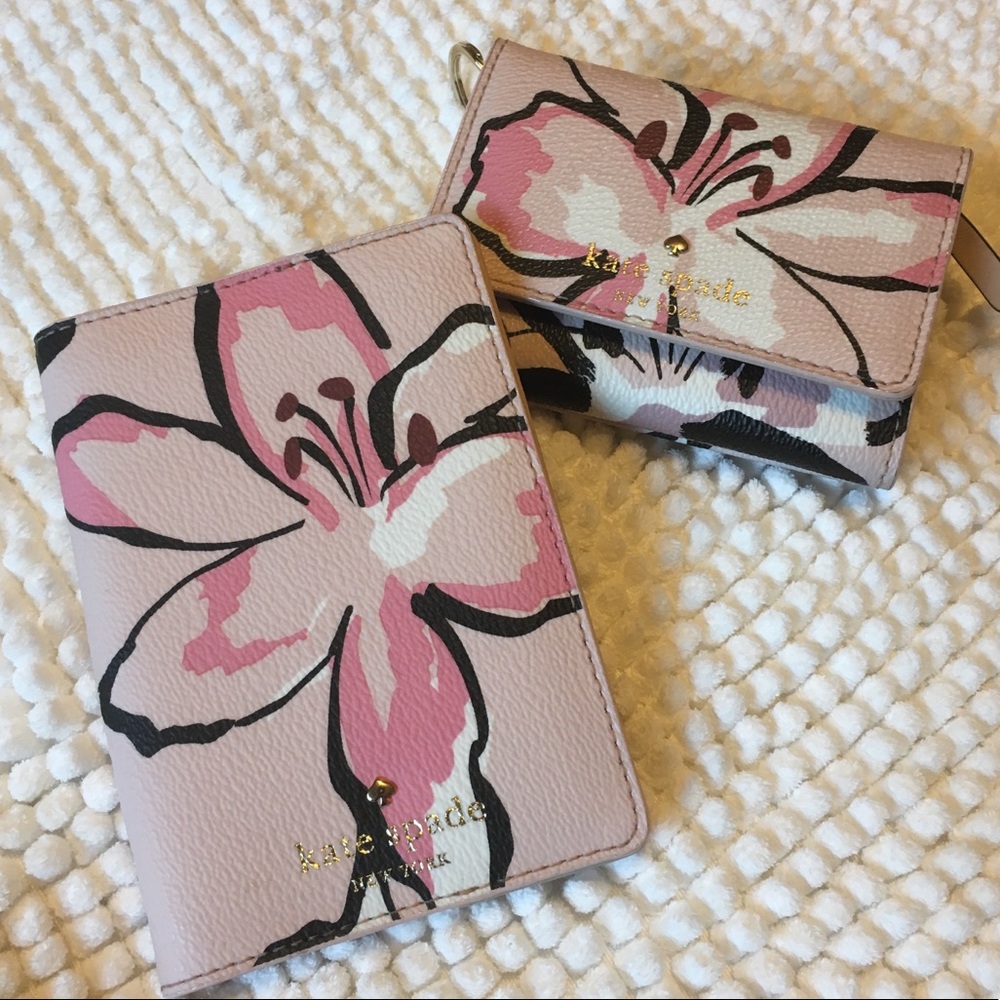 Kate Spade Passport Cover and Small Wallet